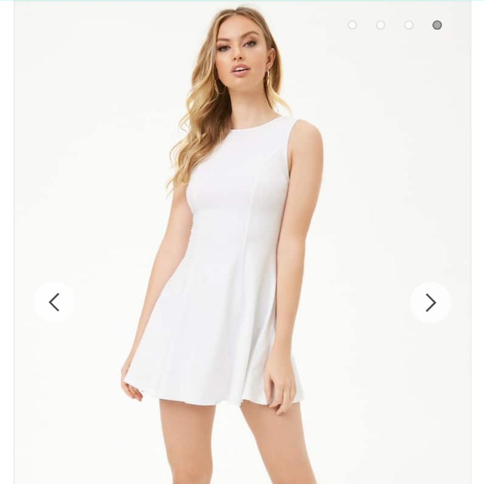 Forever 21 Fit & Flare Mini Dress Size L